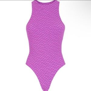 Fendi x Skims NWT Purple Bodysuit